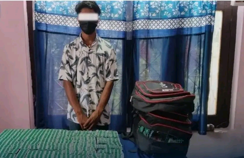 बाराको अमलेखगञ्ज बाट ठुलो  परिमाणमा ट्रामाडोल लागुऔषध सहित  युवक पक्राउ   