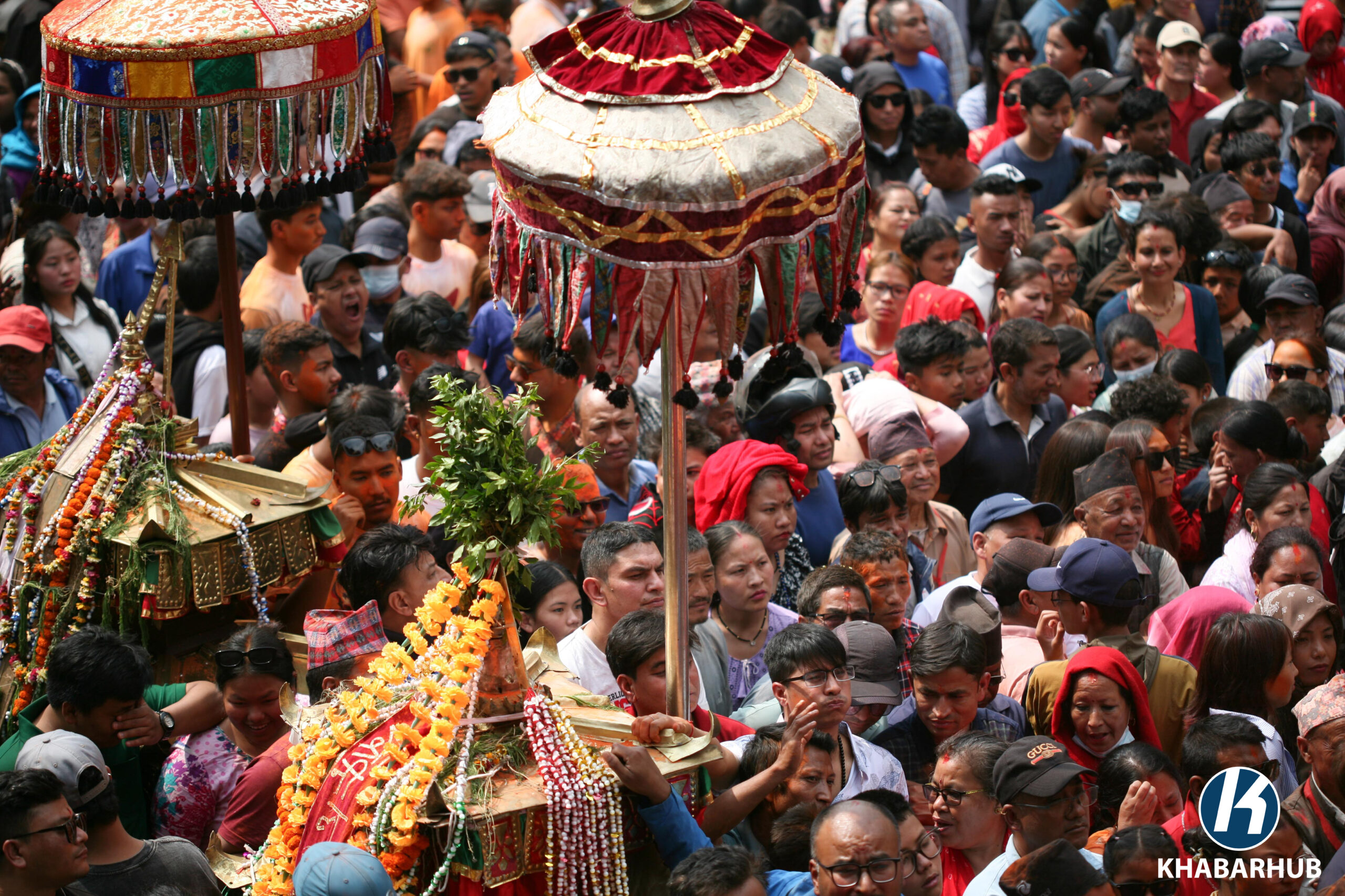भक्तपुरमा जिब्रो छेड्ने जात्राको व्रत सुरु