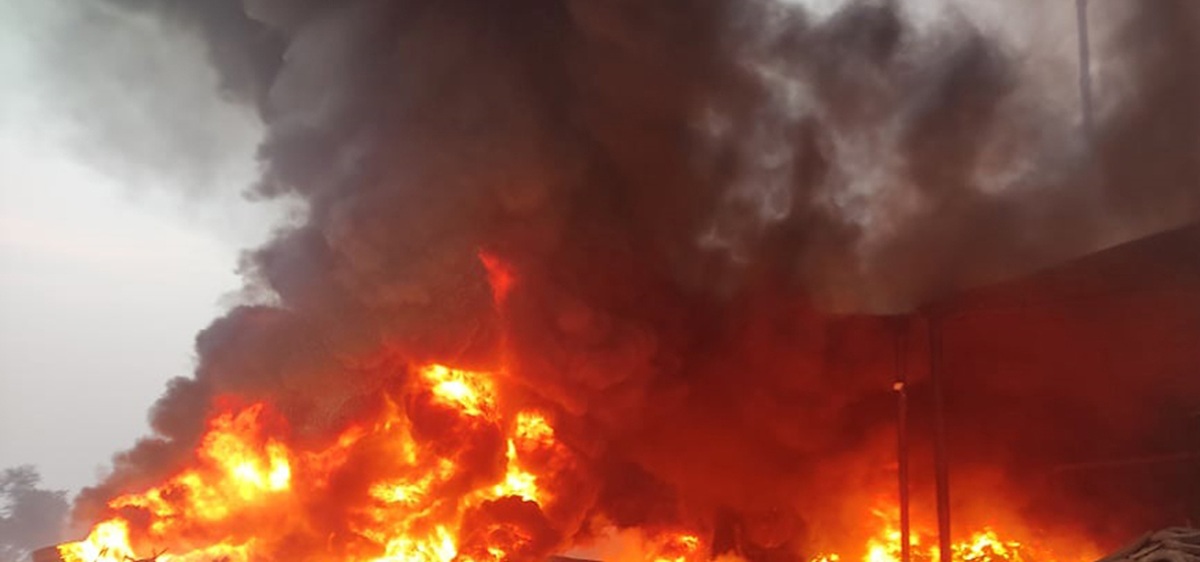 उदयपुरको बेलटारमा आगलागीबाट दुई जनाको मृत्यु